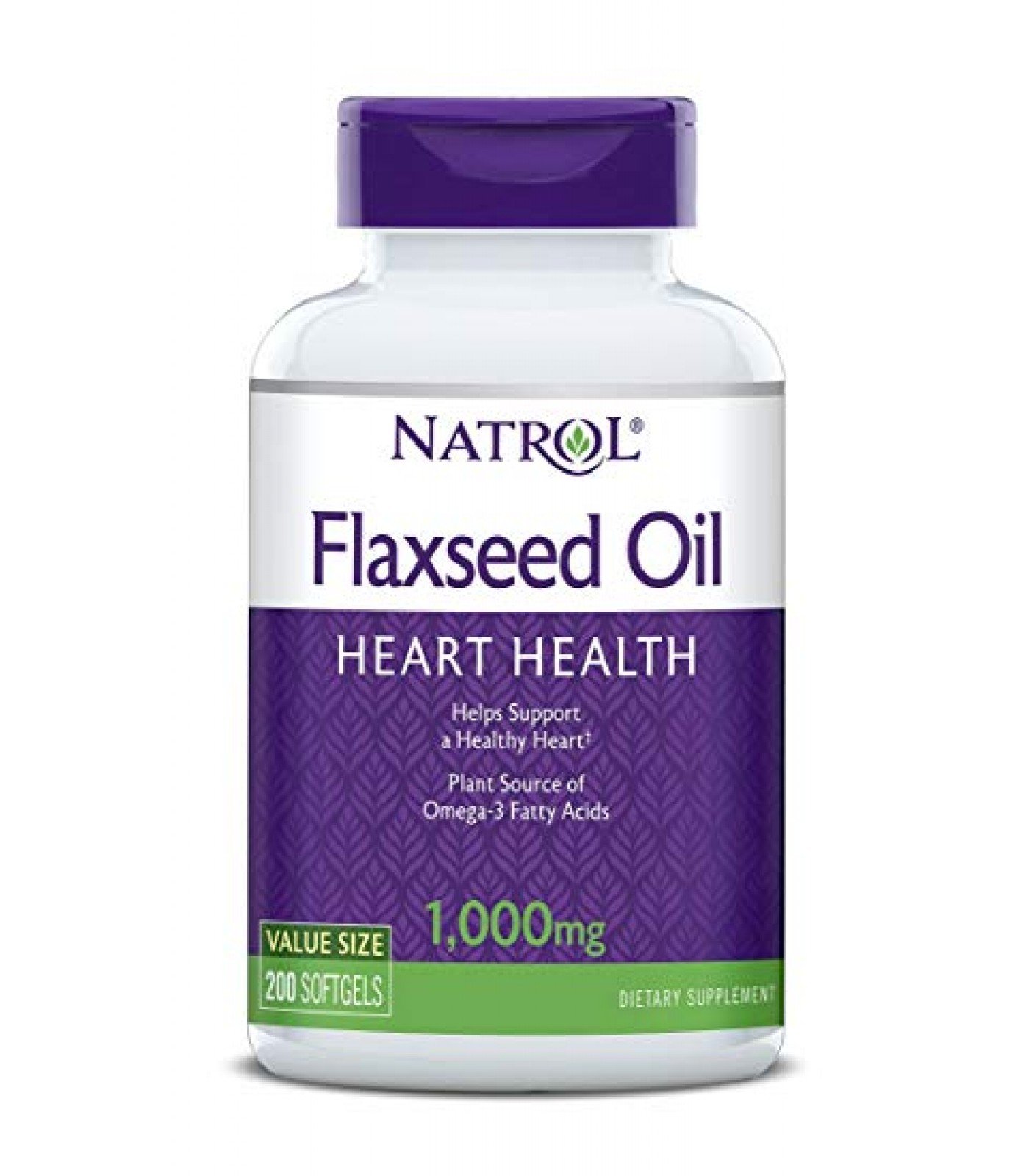 Natrol - Flax Seed Oil 1000mg / 200 gel caps